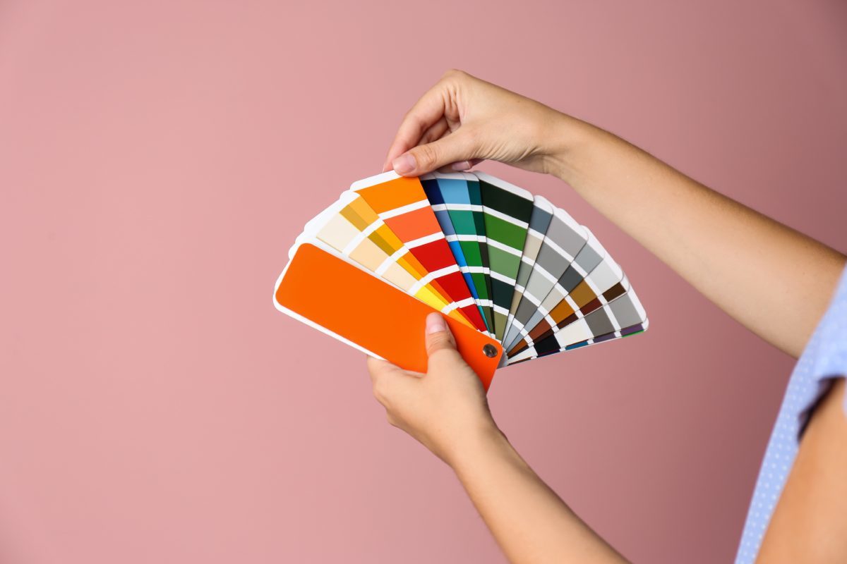 A color wheel to help pick which colors you should use for your brand